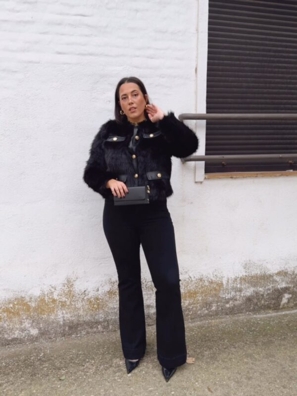 Jeans Campana Negro