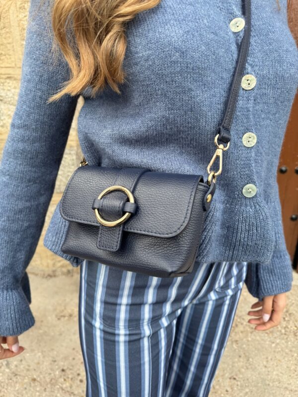 Bolso Piel Marino