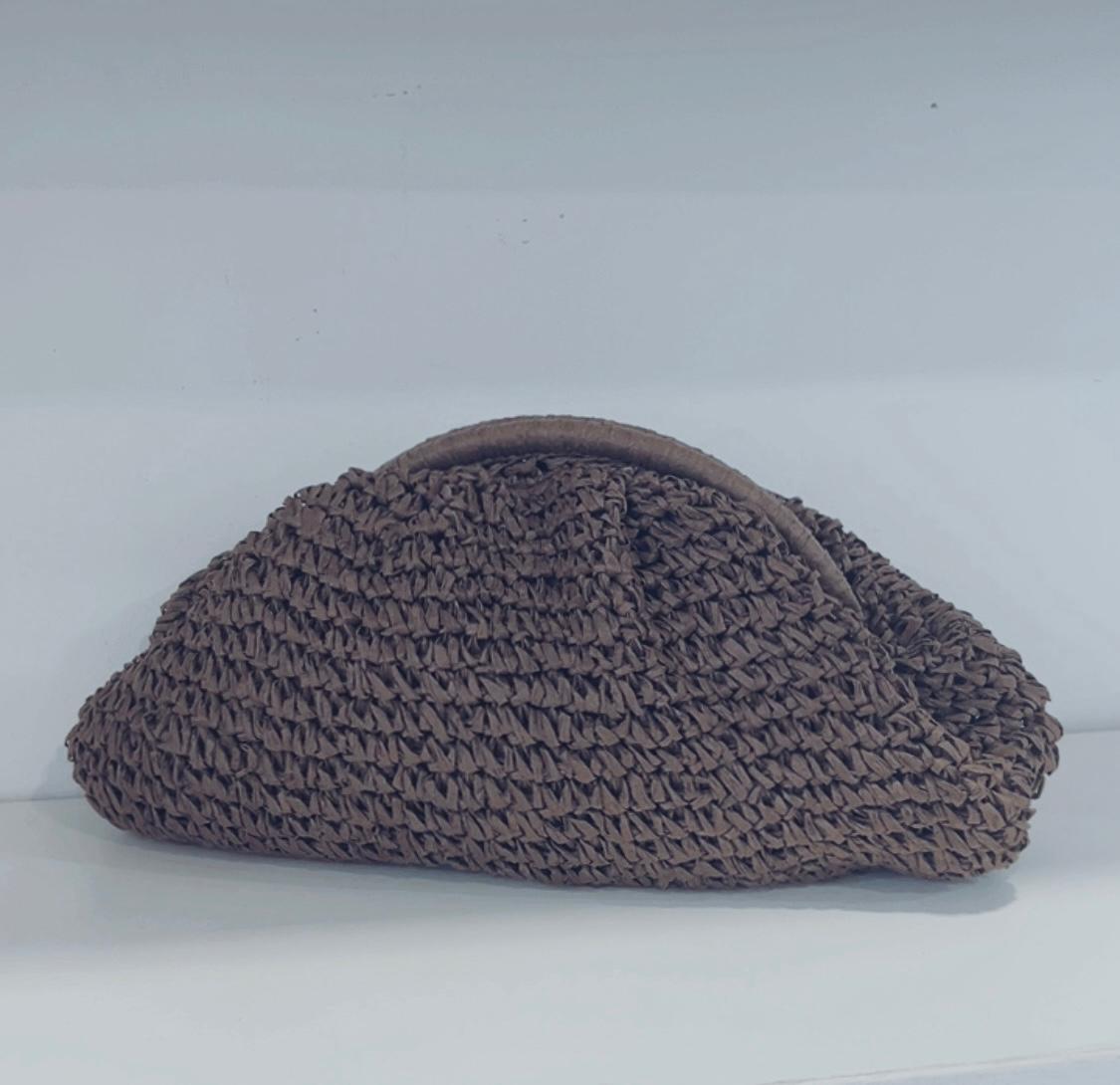 Bolso Rafia Chocolate