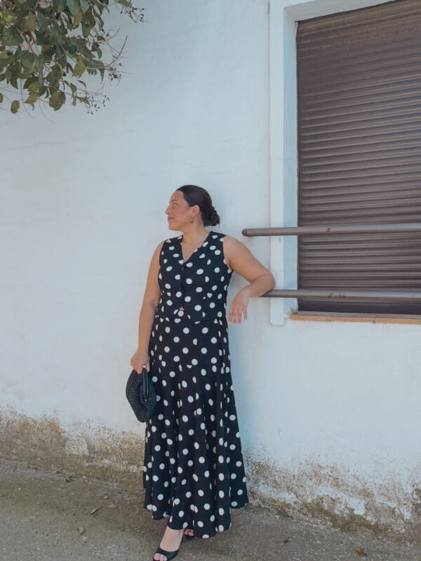 Conjunto Lunares Negro & Blanco