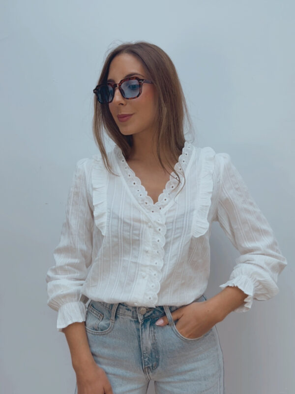 Blusa Cris Blanca