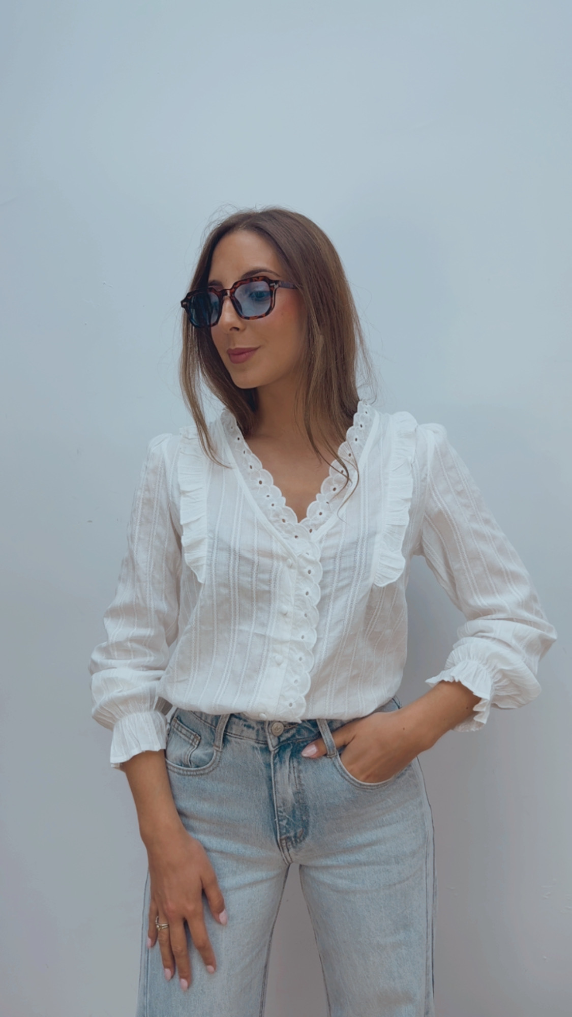 Blusa Cris Blanca