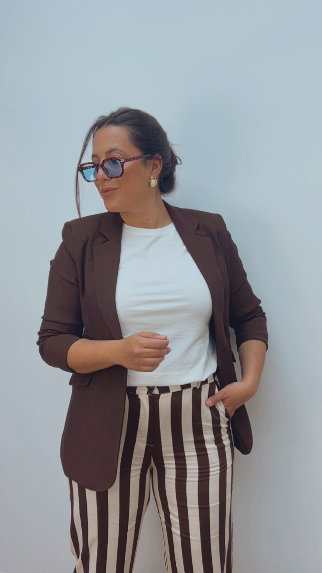 Blazer Entallada Chocolate