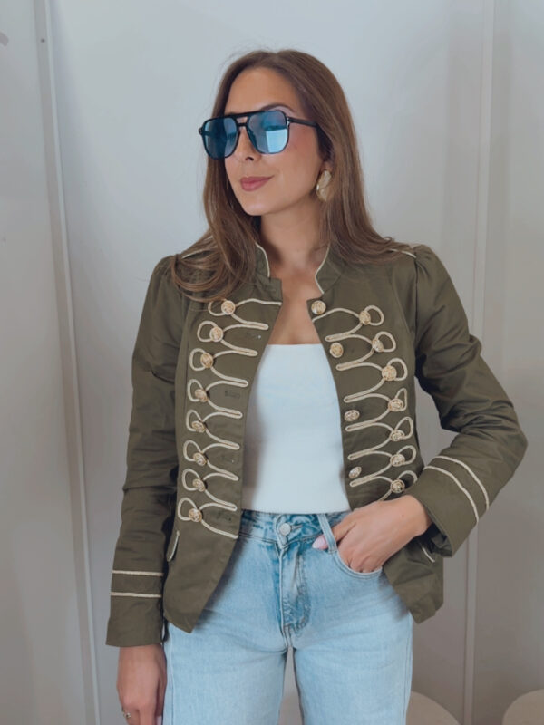 Chaqueta Napoleónica khaki