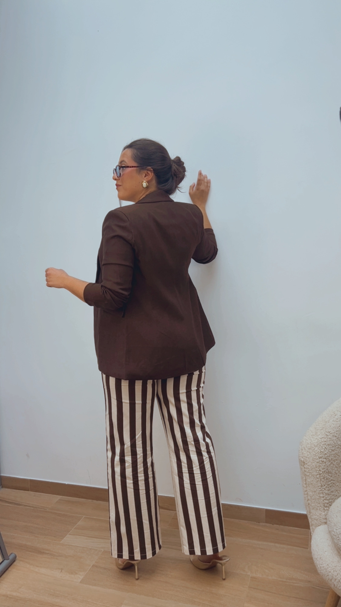 Blazer Entallada Chocolate