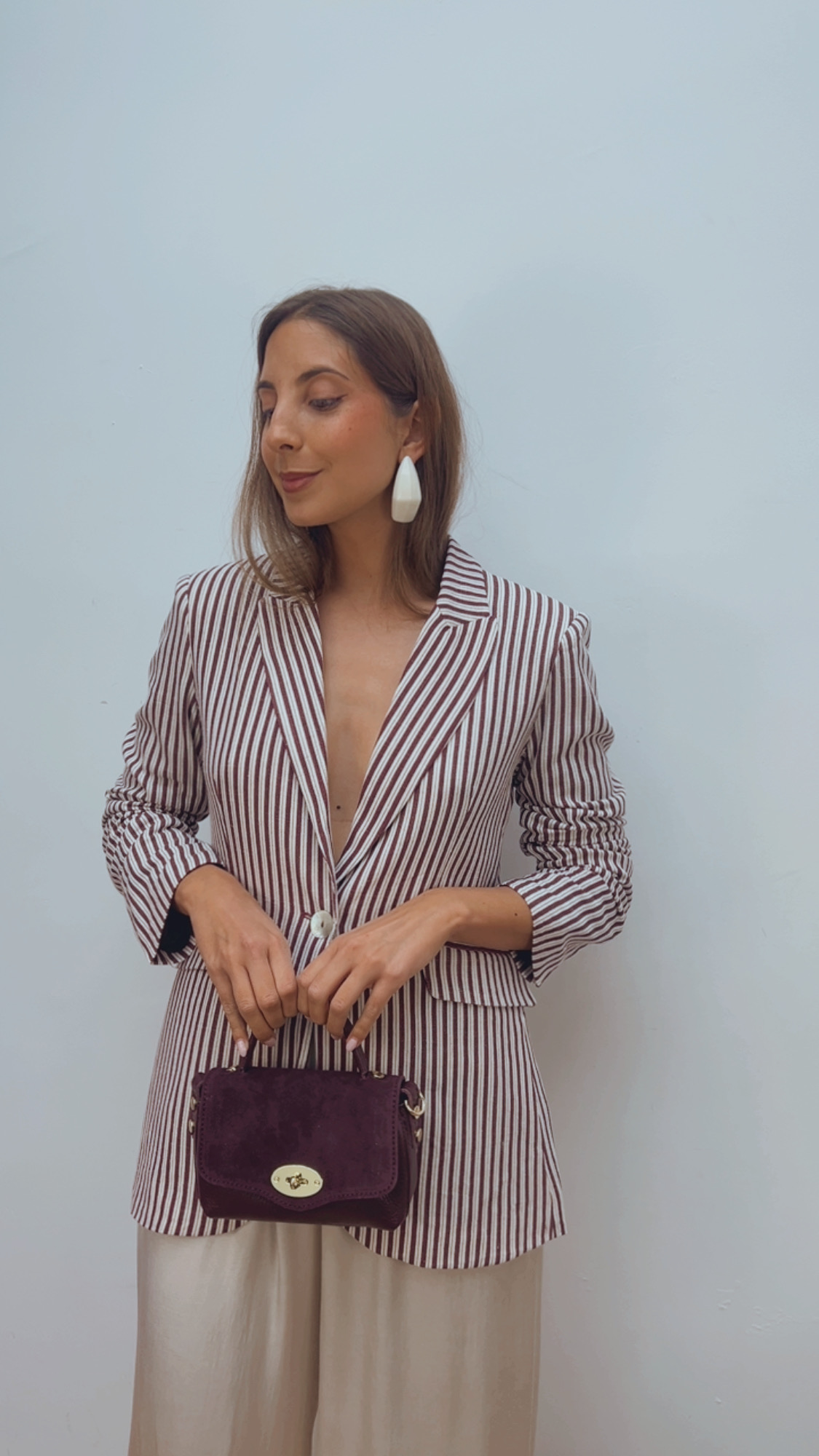 Blazer Raya Burdeos