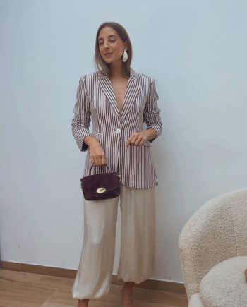Pantalón Bombacho Beige