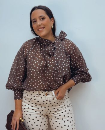 Blusa Lunares Lazada Chocolate
