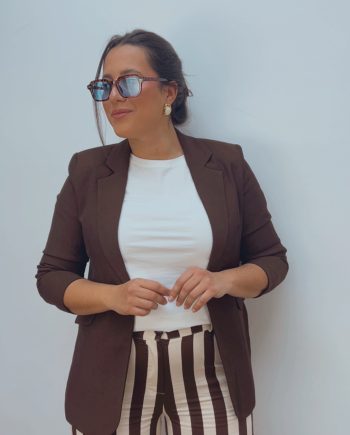 Blazer Entallada Chocolate
