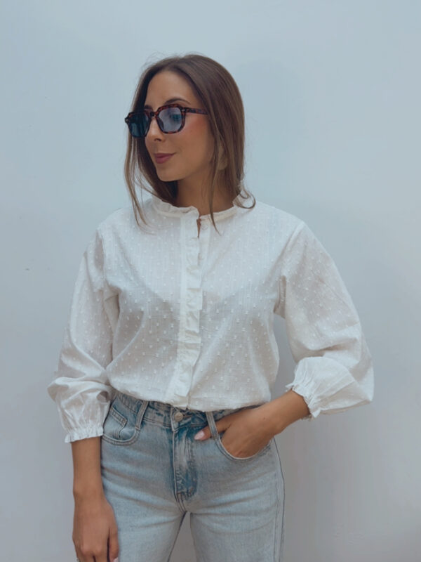Blusa Plumeti Blanca
