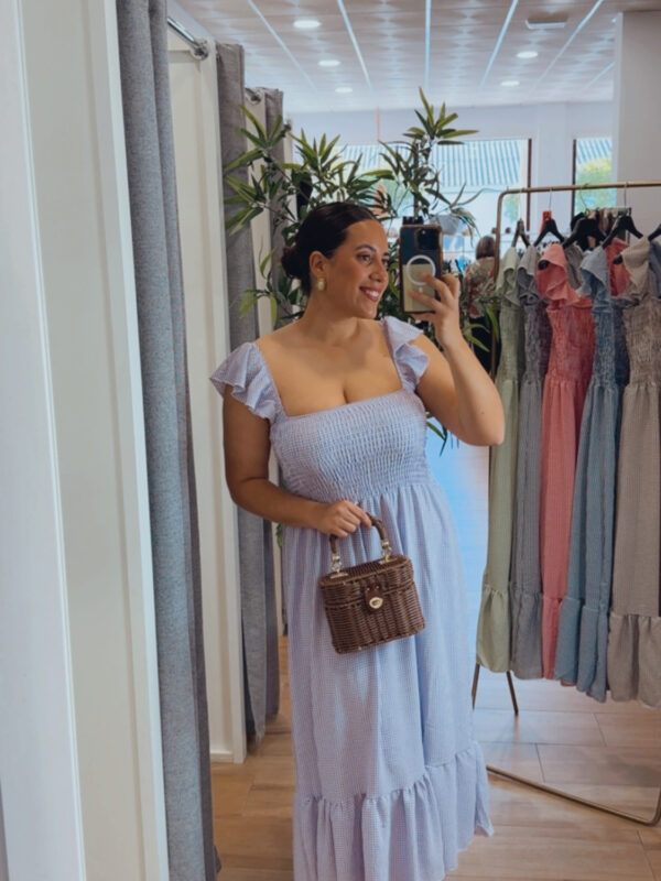 Vestido Vichy Lila