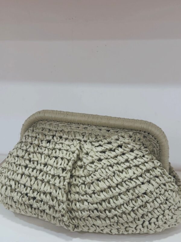 Bolso Rafia Verde Agua