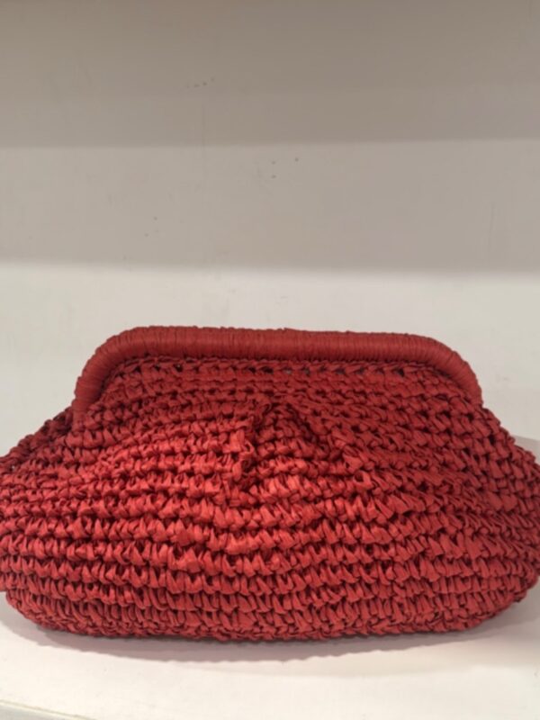 Bolso Rafia Rojo