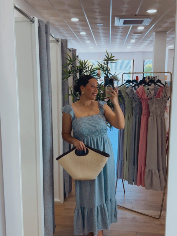 Vestido Vichy Marino