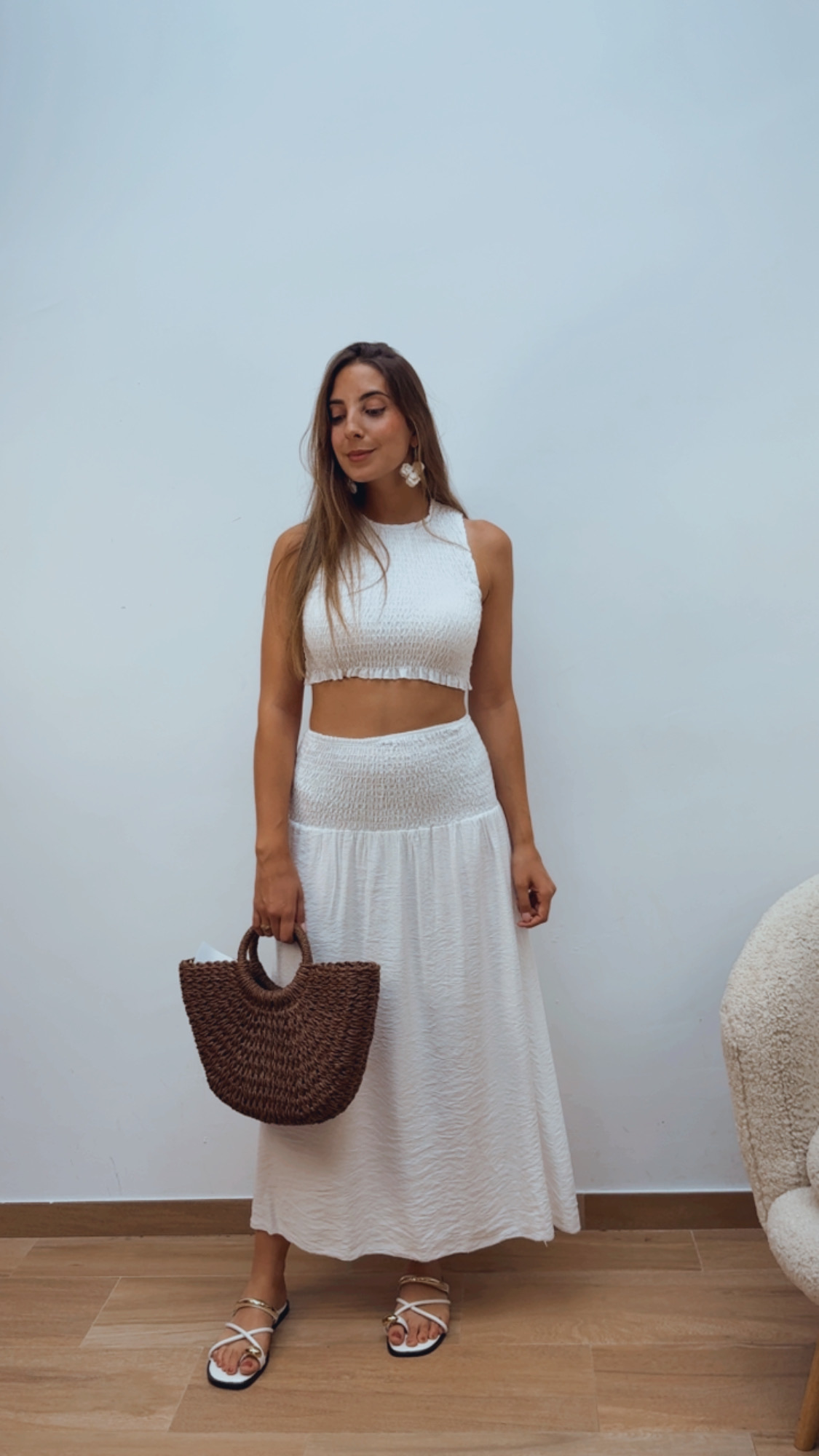 Crop Top Blanco
