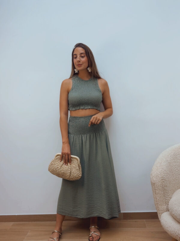 Crop Top Caqui