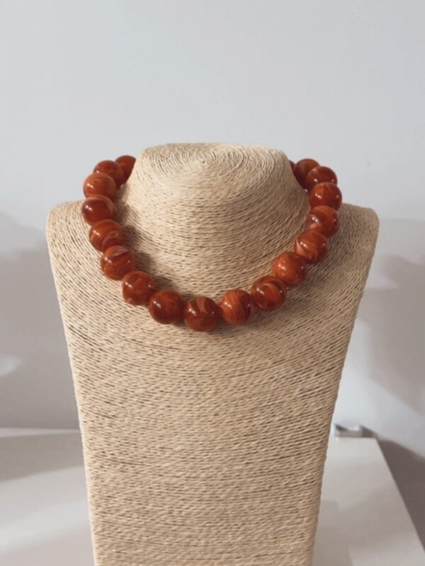 Collar Bolas Coral