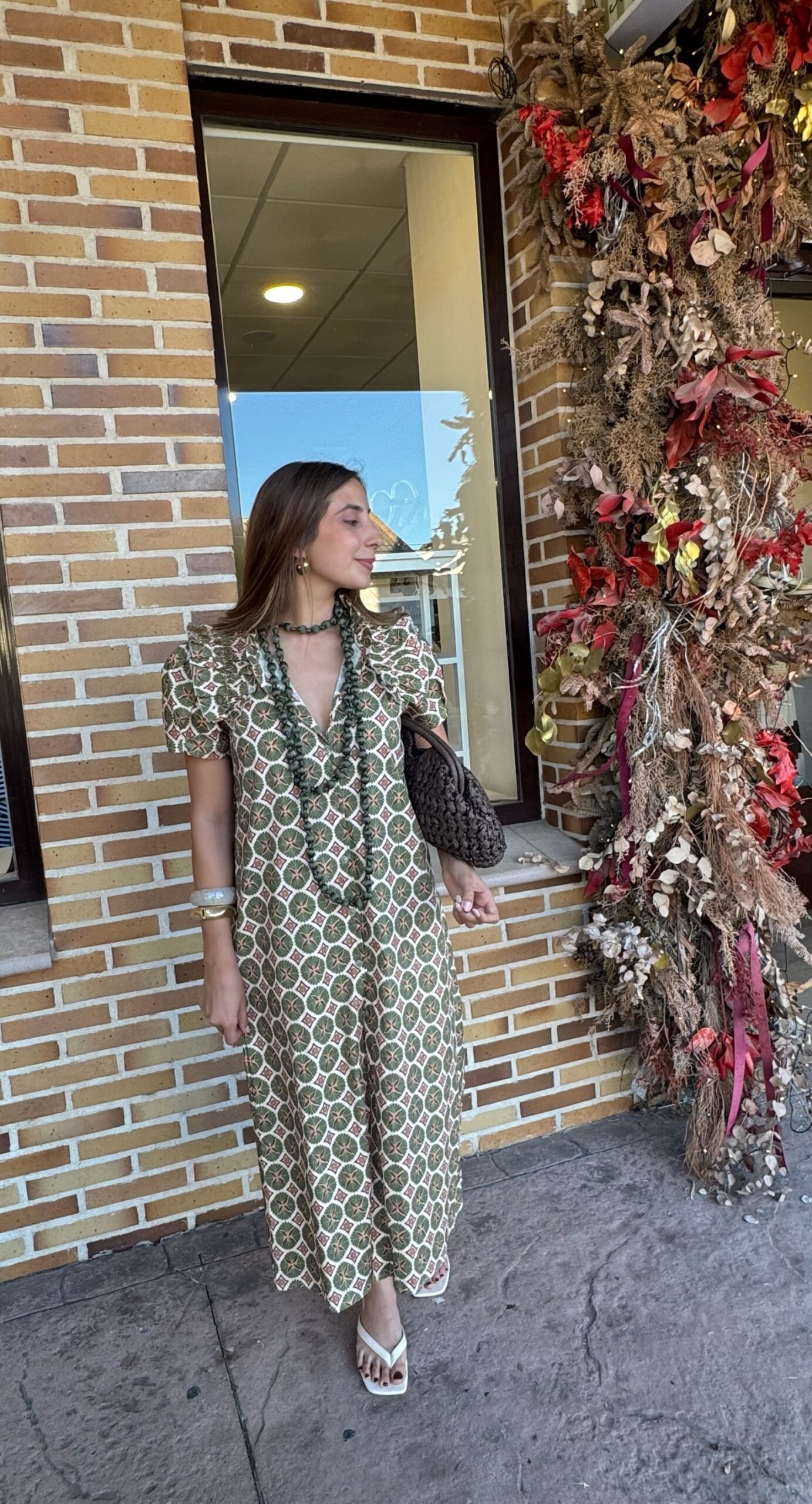 Vestido Cayetana Caqui