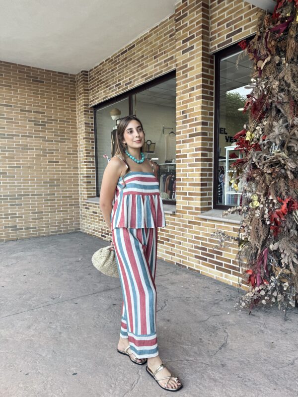 Conjunto Raya Coral & Turquesa