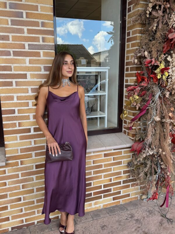Vestido Lencero Vino