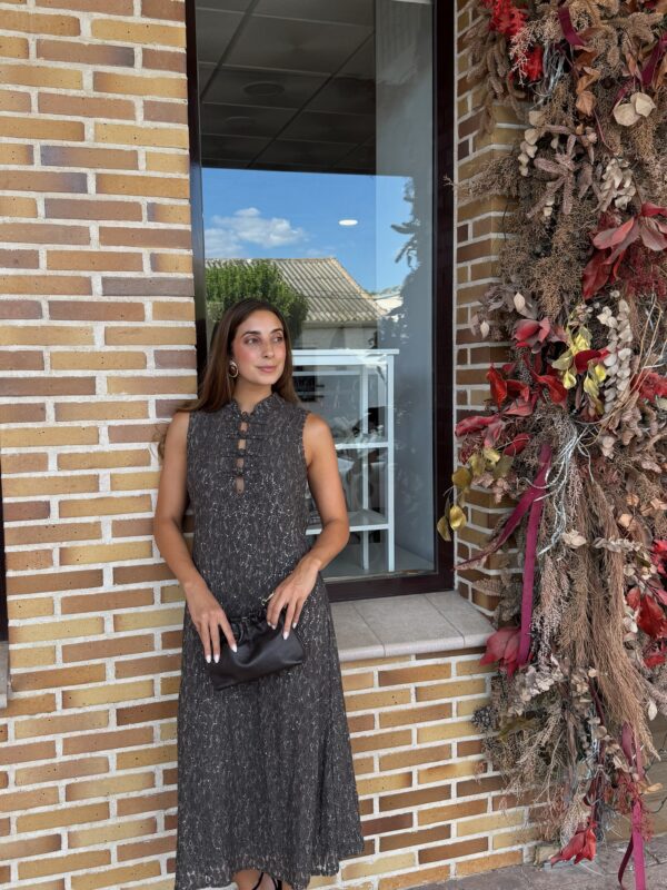 Vestido Lentejuela Chocolate