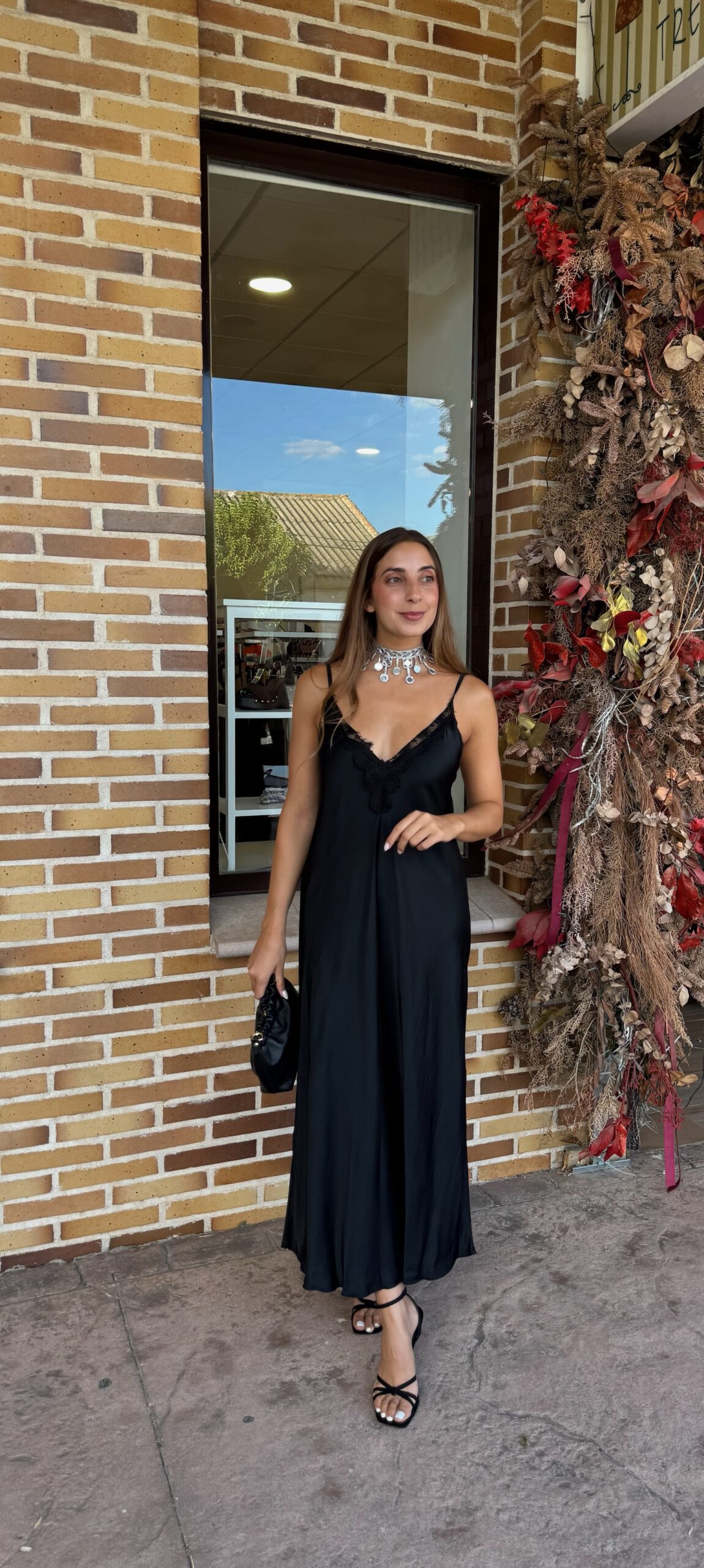Vestido Lencero Negro