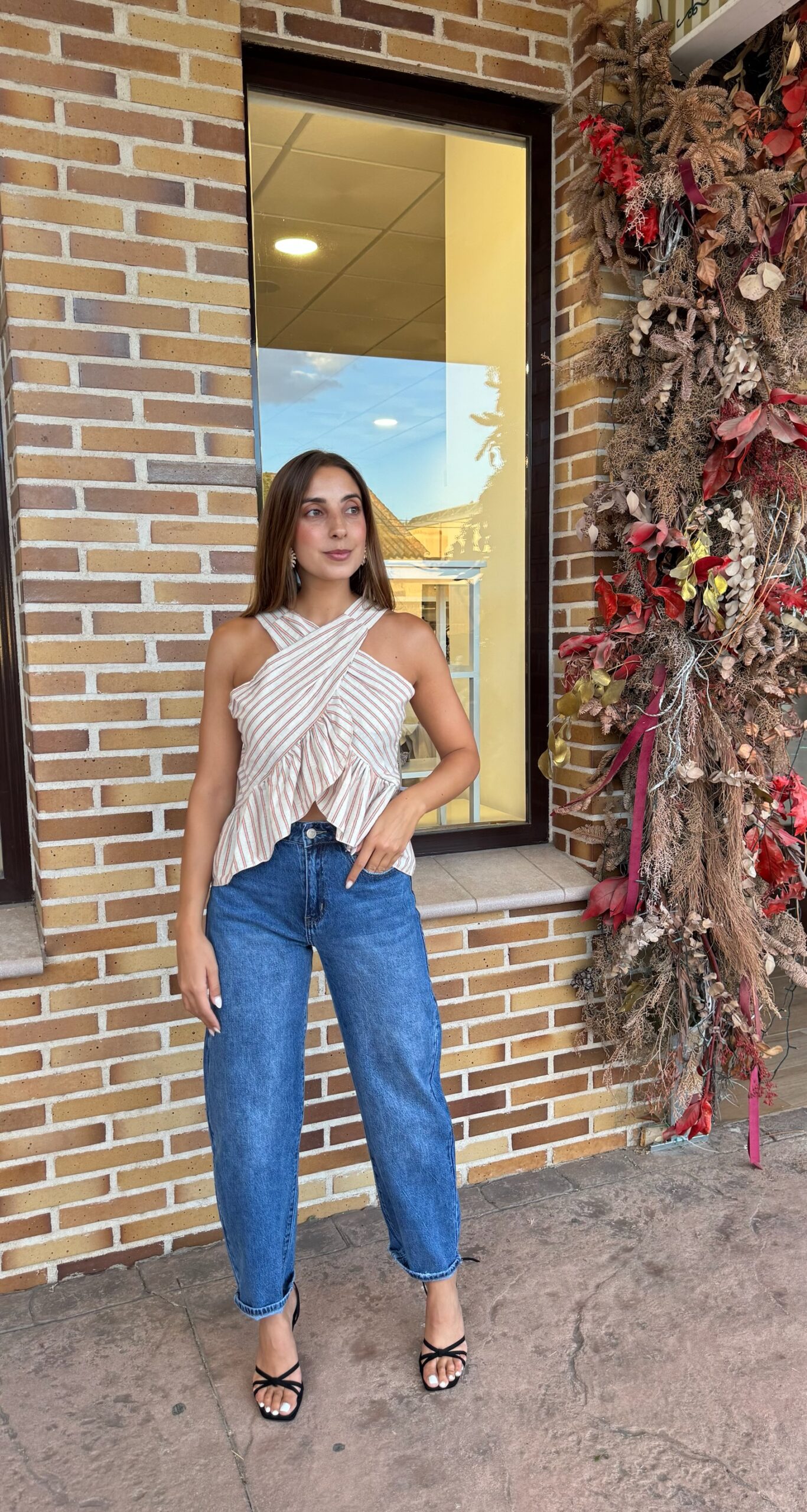 Top Cruzado Rayas