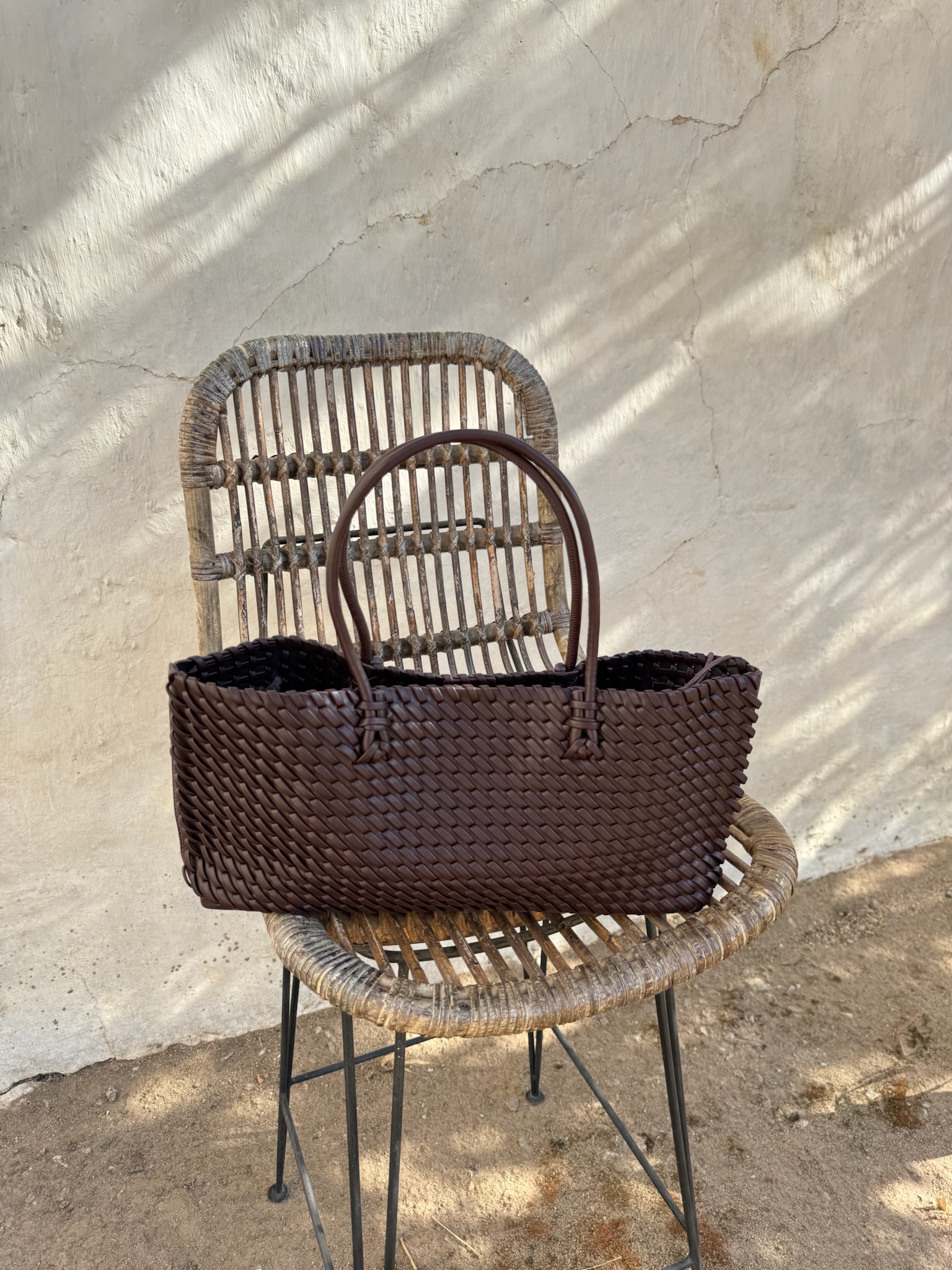 Bolso Trenzado Chocolate