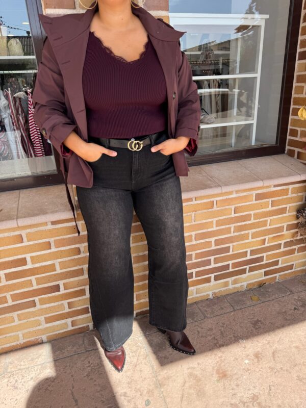Jeans Barrel Negro