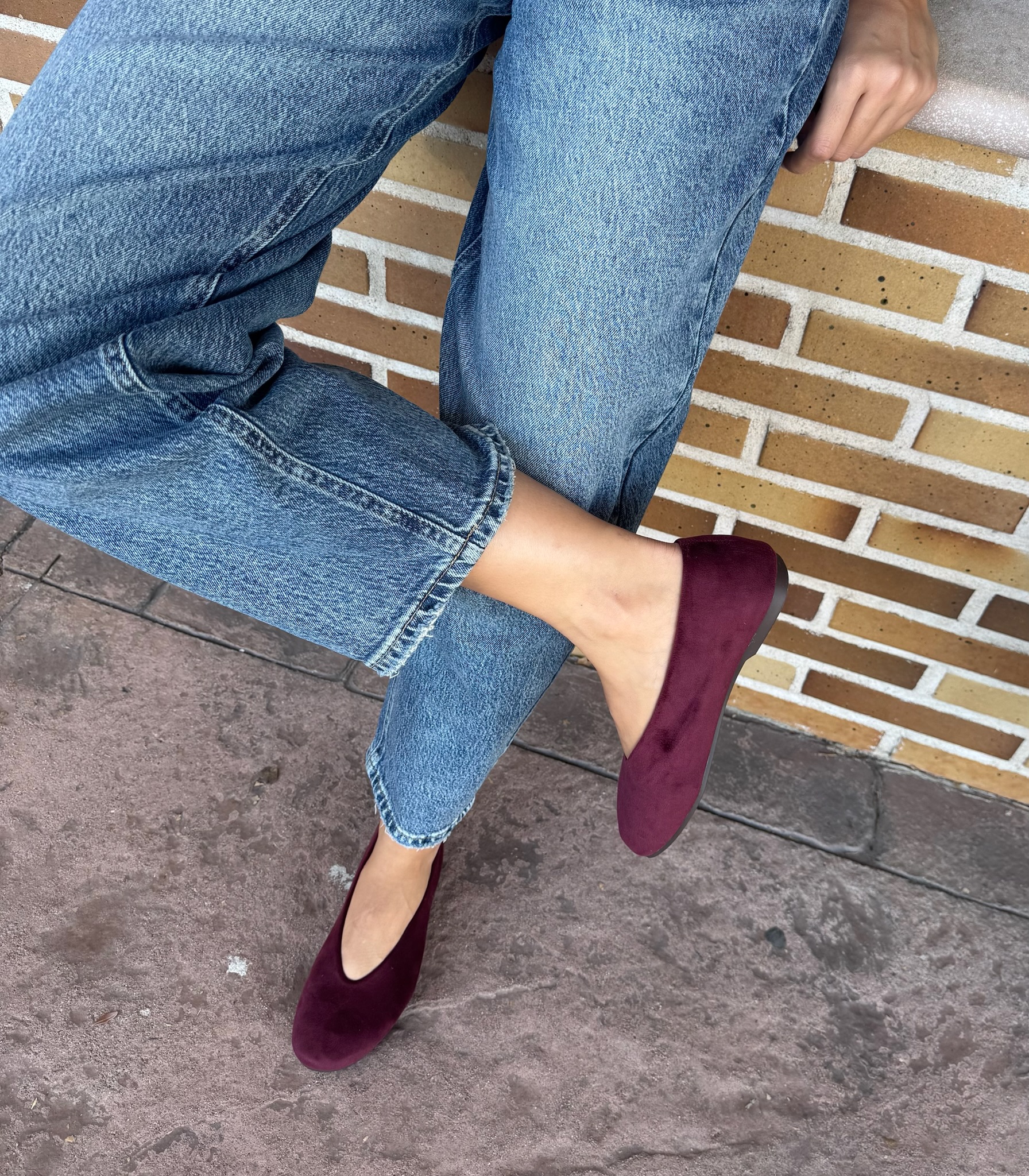 Bailarina Barefoot Burdeos