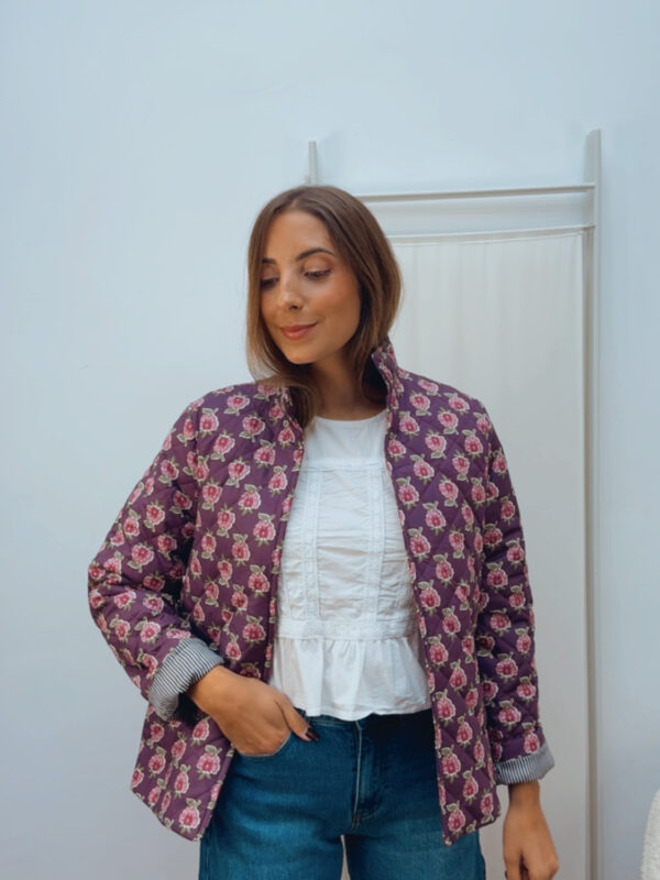 Chaqueta Acolchada Vino