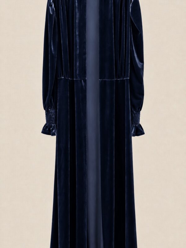 Kimono Terciopelo Azul Marino