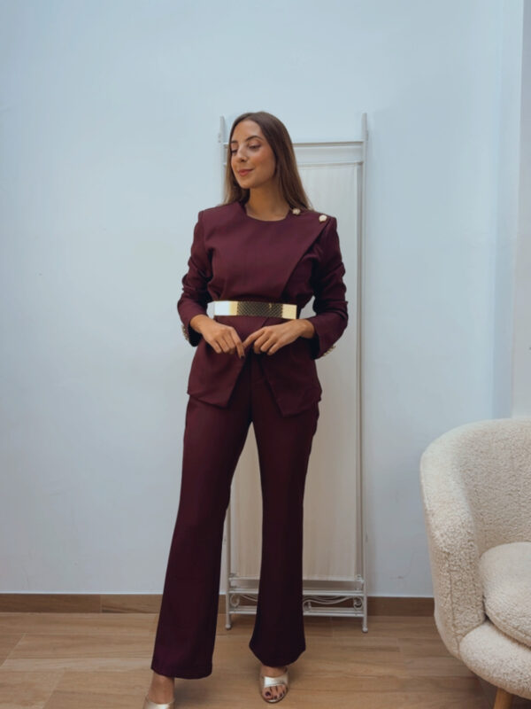 Conjunto Chaqueta Cruzada y Pantalón
