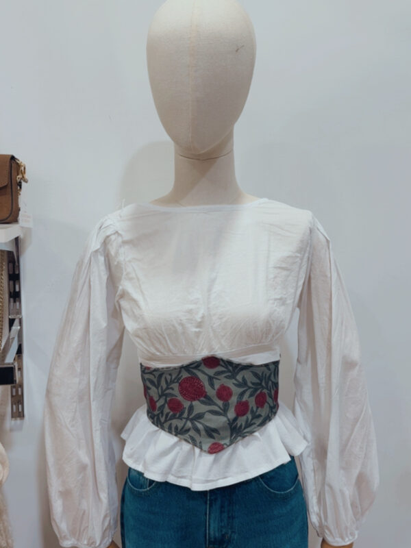 Fajín Turquesa & Burdeos