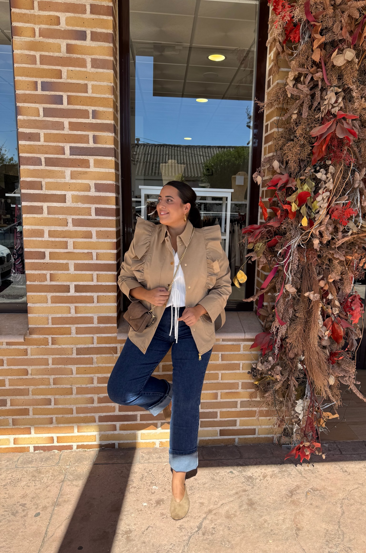 Parka Volante Beige
