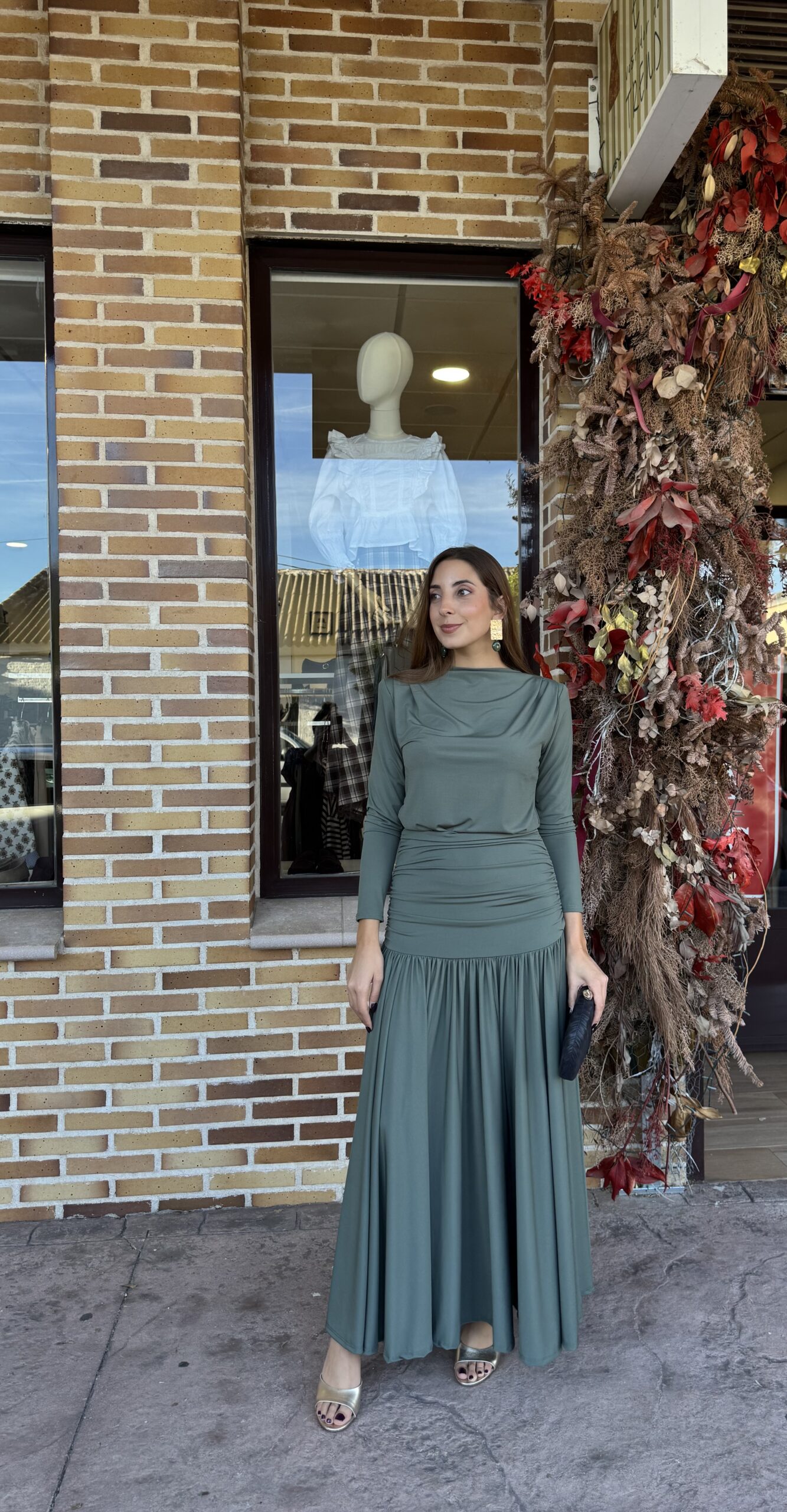 Conjunto Cris Verde Seco