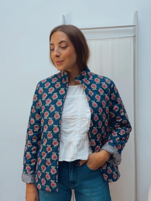 Chaqueta Acolchada Marino