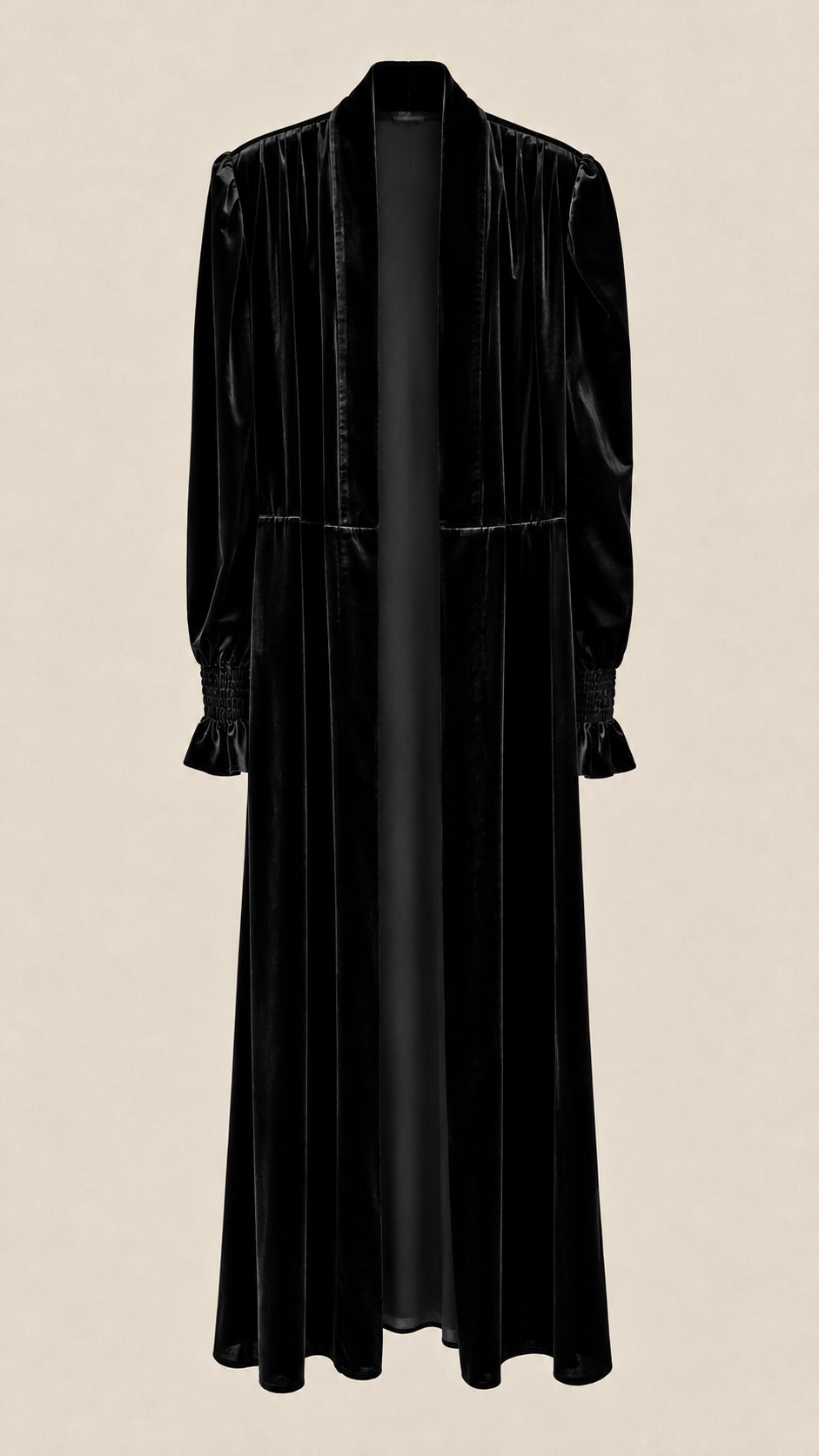 Kimono Terciopelo Negro